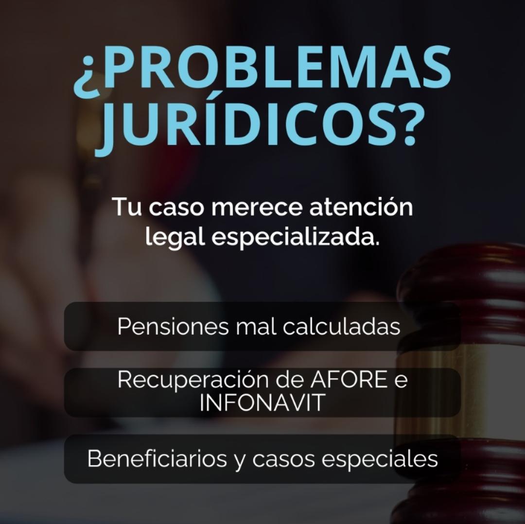 Material sobre problemas jurídicos relacionados con pensiones